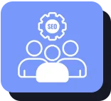 Icon depicting three user silhouettes.